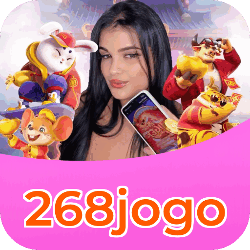 Interface do aplicativo 268jogo mostrando jogos disponíveis no iOS e Android